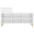 Shoe Cabinet High Gloss White 102x36x60 cm Engineered Wood
