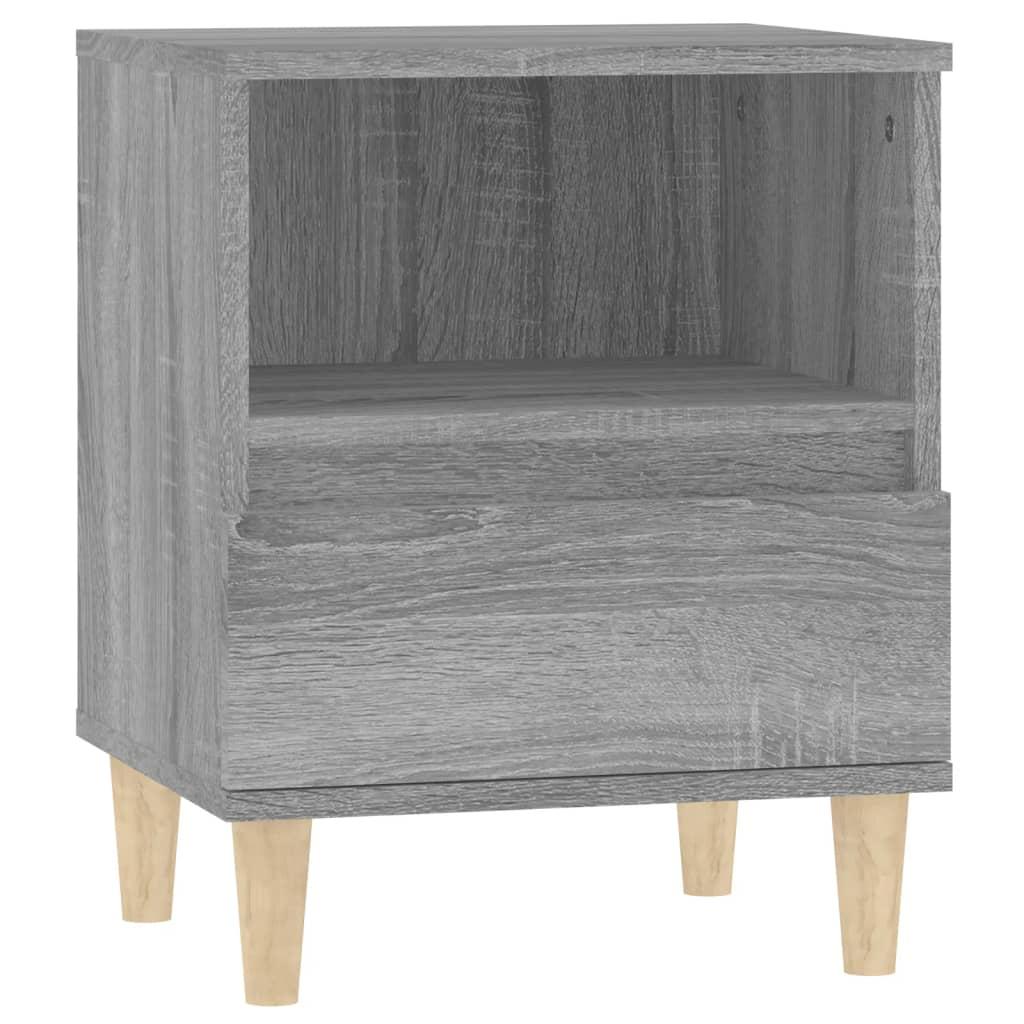 Bedside Cabinets 2 pcs Grey Sonoma 40x35x50 cm
