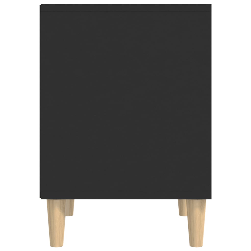 Bedside Cabinets 2 pcs Black 40x35x50 cm