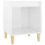 Bedside Cabinet High Gloss White 40x35x50 cm Engineered Wood