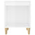 Bedside Cabinet High Gloss White 40x35x50 cm Engineered Wood