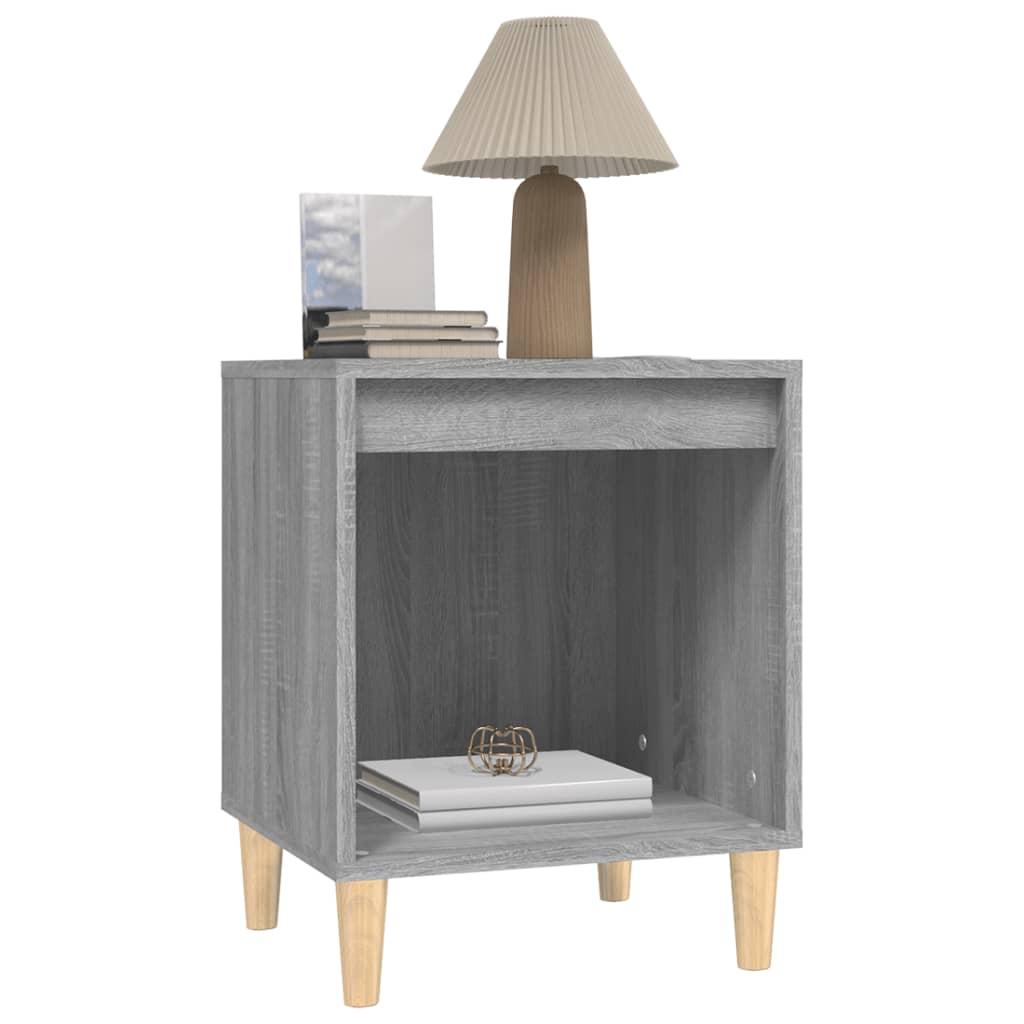 Bedside Cabinets 2 pcs Grey Sonoma 40x35x50 cm