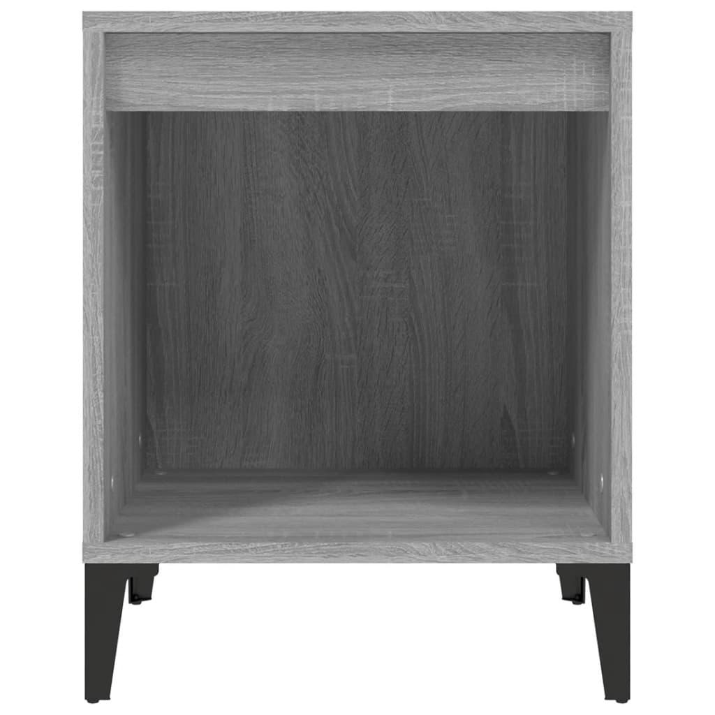 Bedside Cabinet Grey Sonoma 40x35x50 cm