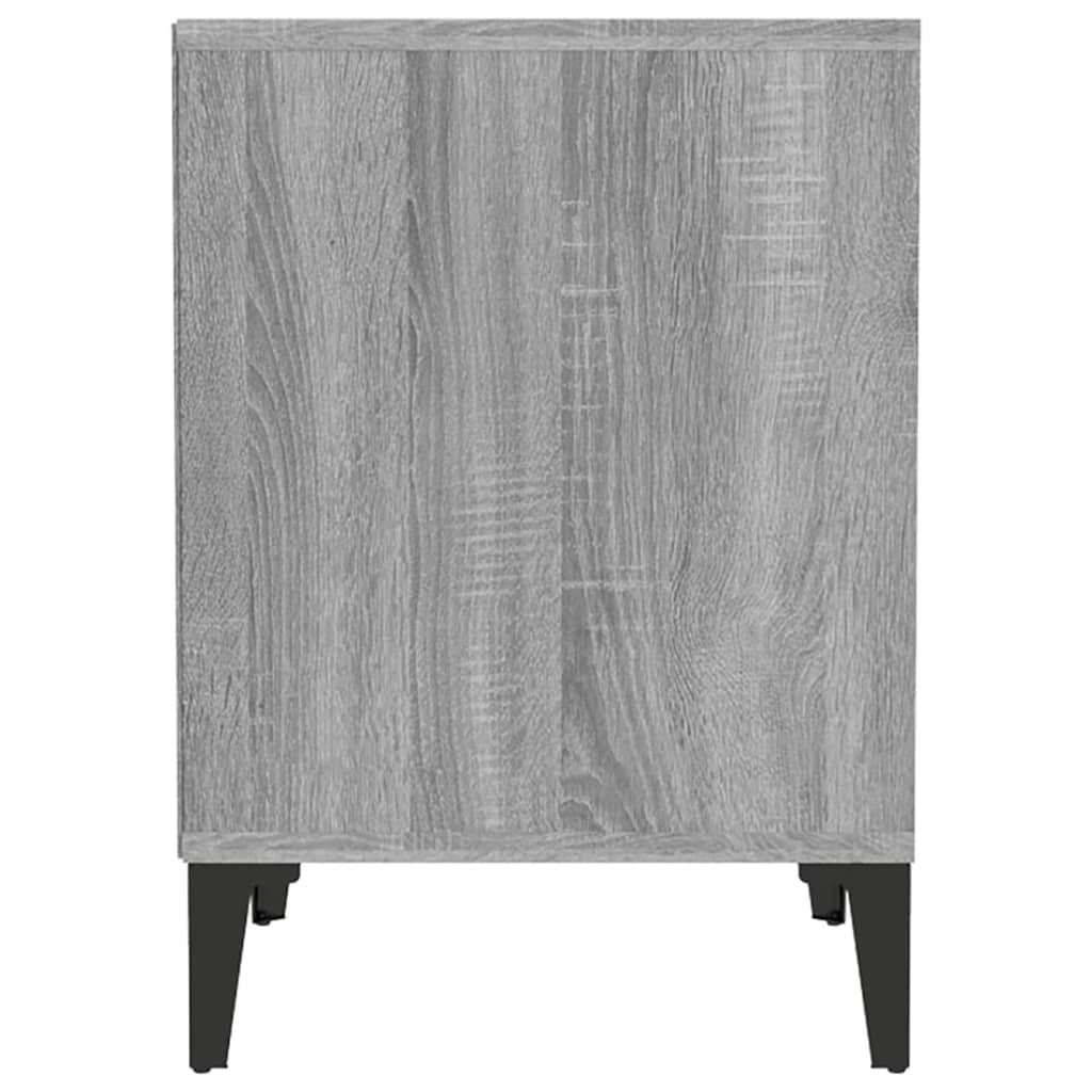 Bedside Cabinet Grey Sonoma 40x35x50 cm