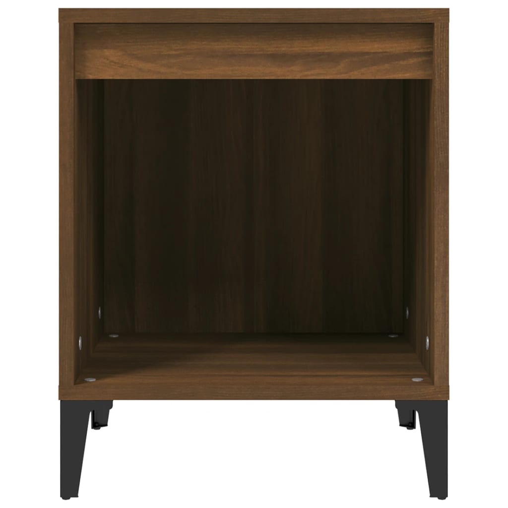 Bedside Cabinet Brown Oak 40x35x50 cm