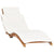 Sun Loungers 2 pcs with Cushions Solid Wood Teak