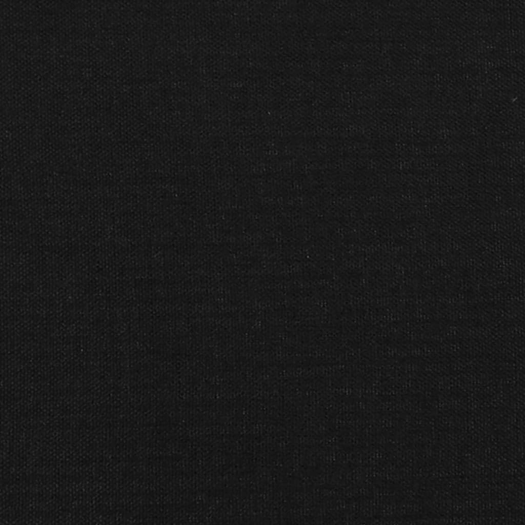 Bed Frame without Mattress Black Queen Fabric
