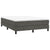 Bed Frame without Mattress Dark Grey Queen Velvet
