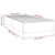 Bed Frame without Mattress Dark Grey 107x203 cm King Single Fabric