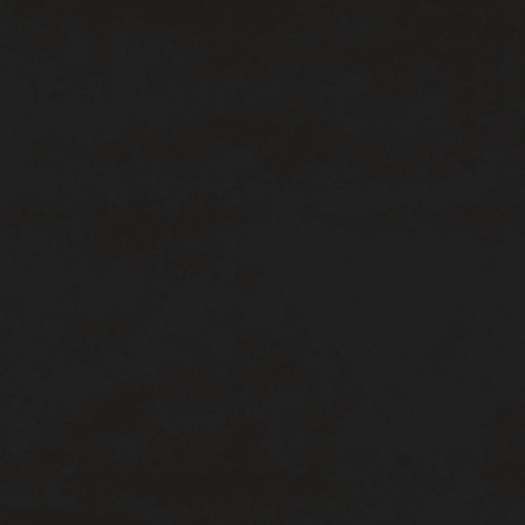 Bed Frame without Mattress Black Queen Velvet
