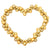 Christmas Balls Garland Gold 175 cm Polystyrene