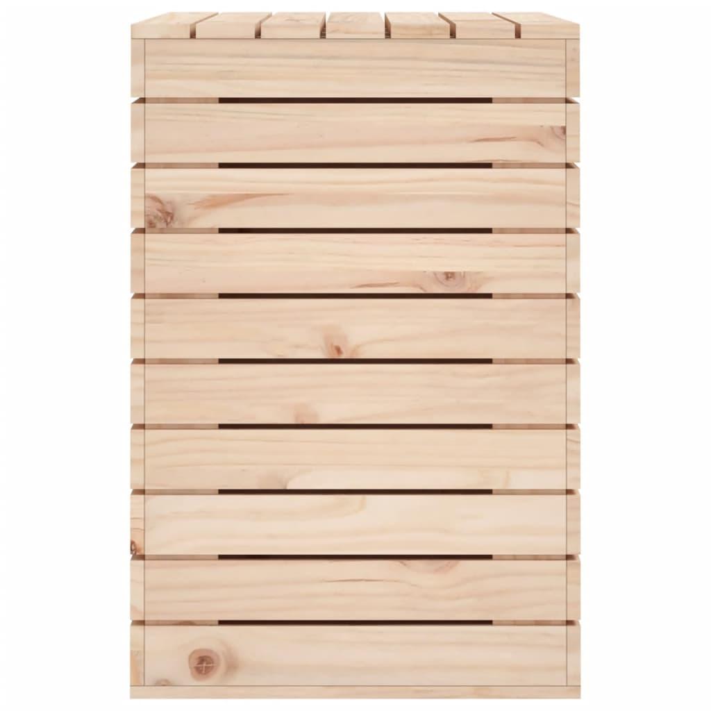 Laundry Basket 88.5x44x66 cm Solid Wood Pine