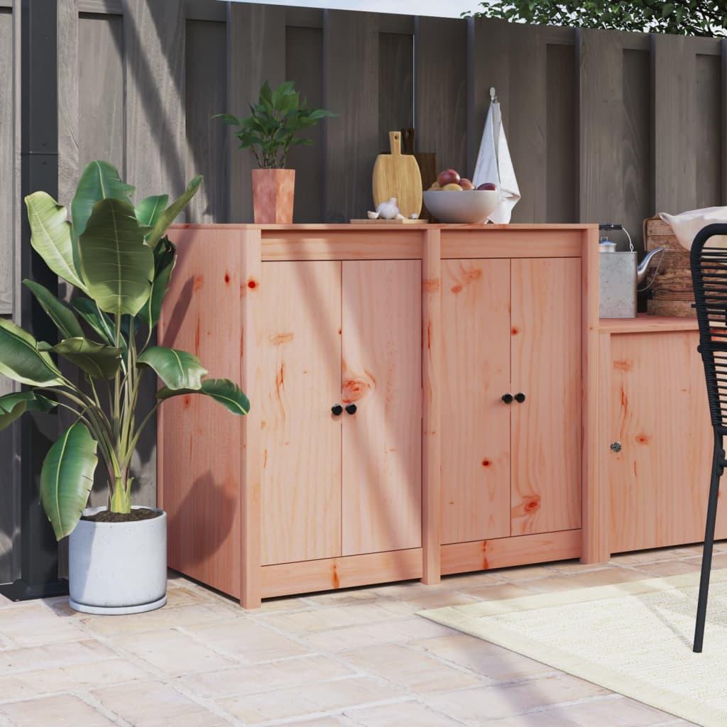 Outdoor Kitchen Doors MEPPEL 2 pcs 50x9x82 cm Solid Wood Douglas