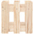 Garden Planter with Fence Design 30x30x30 cm Solid Wood Pine