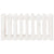 Garden Raised Bed with Fence Design White 100x50x50 cm Solid Wood Pine