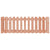 Garden Raised Bed with Fence Design 150x50x50 cm Solid Wood Douglas