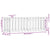 Garden Raised Bed with Fence Design 150x50x50 cm Solid Wood Douglas
