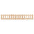 Garden Raised Bed with Fence Design 200x30x30 cm Solid Wood Pine