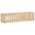 Garden Raised Bed with Fence Design 200x50x50 cm Solid Wood Pine