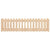 Garden Raised Bed with Fence Design 200x50x50 cm Solid Wood Pine