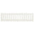 Garden Raised Bed with Fence Design White 200x50x50 cm Solid Wood Pine
