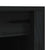 Outdoor Kitchen Cabinets 2 pcs Black Solid Wood Pine