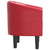 Tub Chair Red Faux Leather