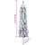 Artificial Pre-lit Christmas Tree with 45 LEDs and Flocked Snow 90 cm