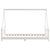 Kids Bed Frame White 90x190 cm Solid Wood Pine
