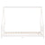 Kids Bed Frame White 90x190 cm Solid Wood Pine