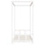 Kids Bed Frame White 90x190 cm Solid Wood Pine
