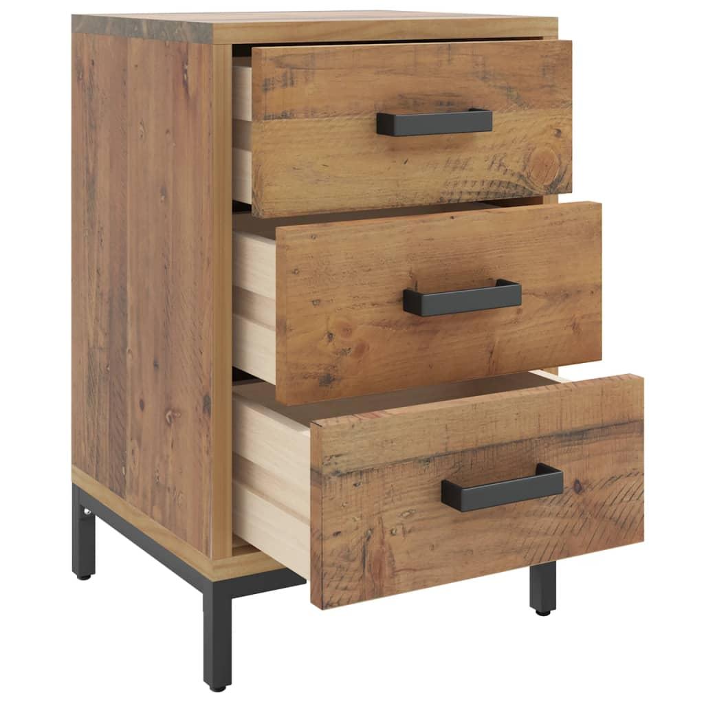 Bedside Cabinets 2 pcs 40x30x55 cm Solid Wood Pine