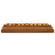3-Tier Folding Shelf Brown 70x31x63 cm Solid Wood Acacia