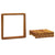 3-Tier Folding Shelf Brown 43x31x63 cm Solid Wood Acacia