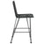 Bar Stools 2 pcs Black 45x56x103.5 cm PE Rattan and Steel