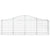 Arched Gabion Baskets 2 pcs 200x30x60/80 cm Galvanised Iron