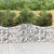Arched Gabion Baskets 5 pcs 200x30x80/100 cm Galvanised Iron