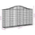 Arched Gabion Baskets 2 pcs 200x30x100/120 cm Galvanised Iron