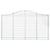 Arched Gabion Baskets 9 pcs 200x30x100/120 cm Galvanised Iron