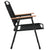 Camping Chairs 2 pcs Black 54x55x78 cm Oxford Fabric