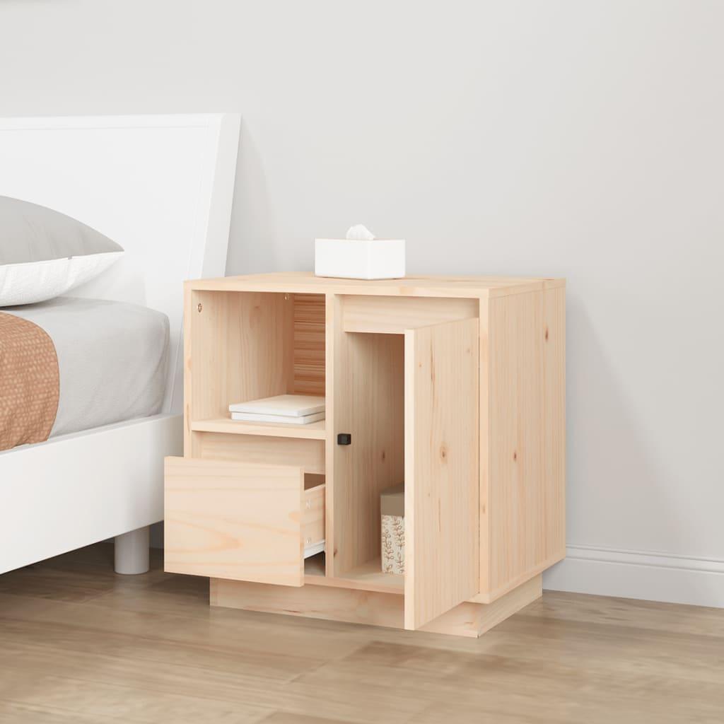 Bedside Cabinets 2 pcs 50x34x50 cm Solid Wood Pine