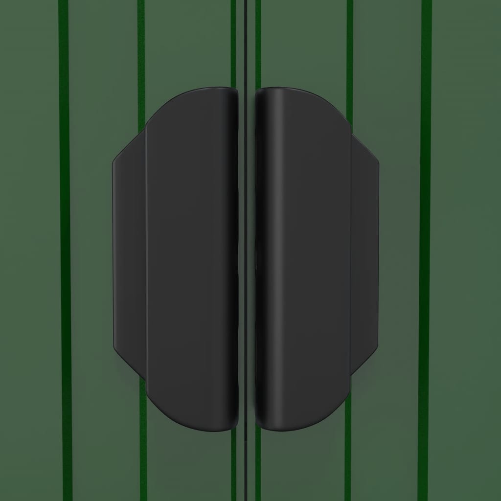 Garden Shed Green 192x606x223 cm Galvanised Steel