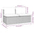 2-Seater Garden Sofa with Cushions Grey Poly Rattan