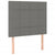 Box Spring Bed with Mattress Dark Grey 106x203 cm King Single Size Fabric