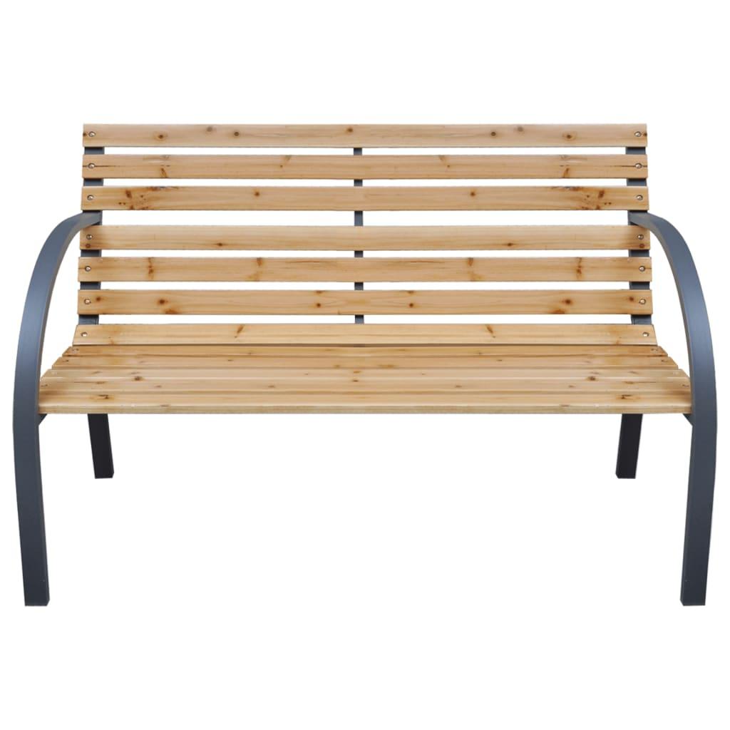 Garden Bench 112 cm Solid Wood Fir