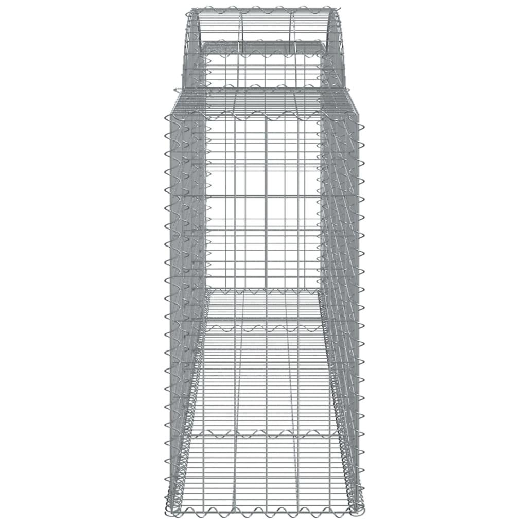 Arched Gabion Basket 300x50x100/120 cm Galvanised Iron