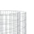 Gabion Fire Pit Ø 50 cm Galvanised Iron