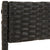4 Piece Garden Lounge Set with Cushions Black Poly Rattan
