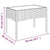 4 Piece Garden Lounge Set with Cushions Grey Poly Rattan