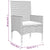 4 Piece Garden Lounge Set with Cushions Grey Poly Rattan